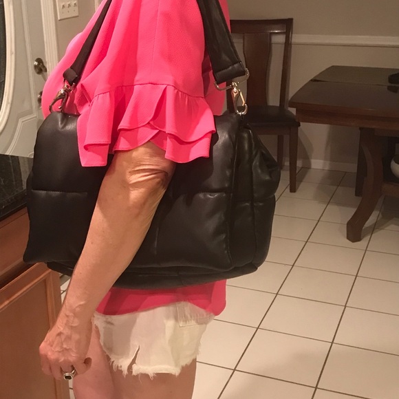 Stand Studio Wanda Handbag with removable straps and magnetic snap flap closure. - Picture 11 of 14